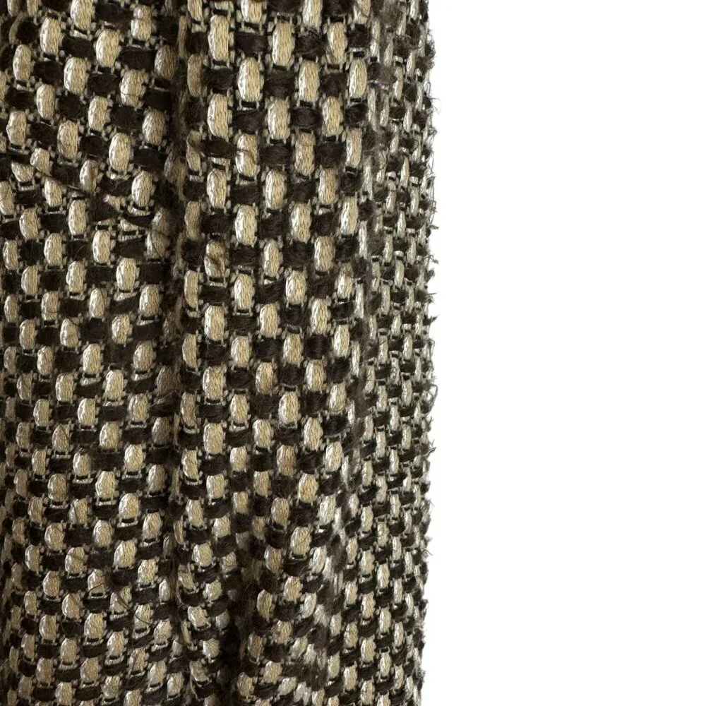 Grace Dane Lewis Vienna Wool Blend Faux Fur Trim Coat Size 6 Vanilla Latte Multi - Picture 11 of 11